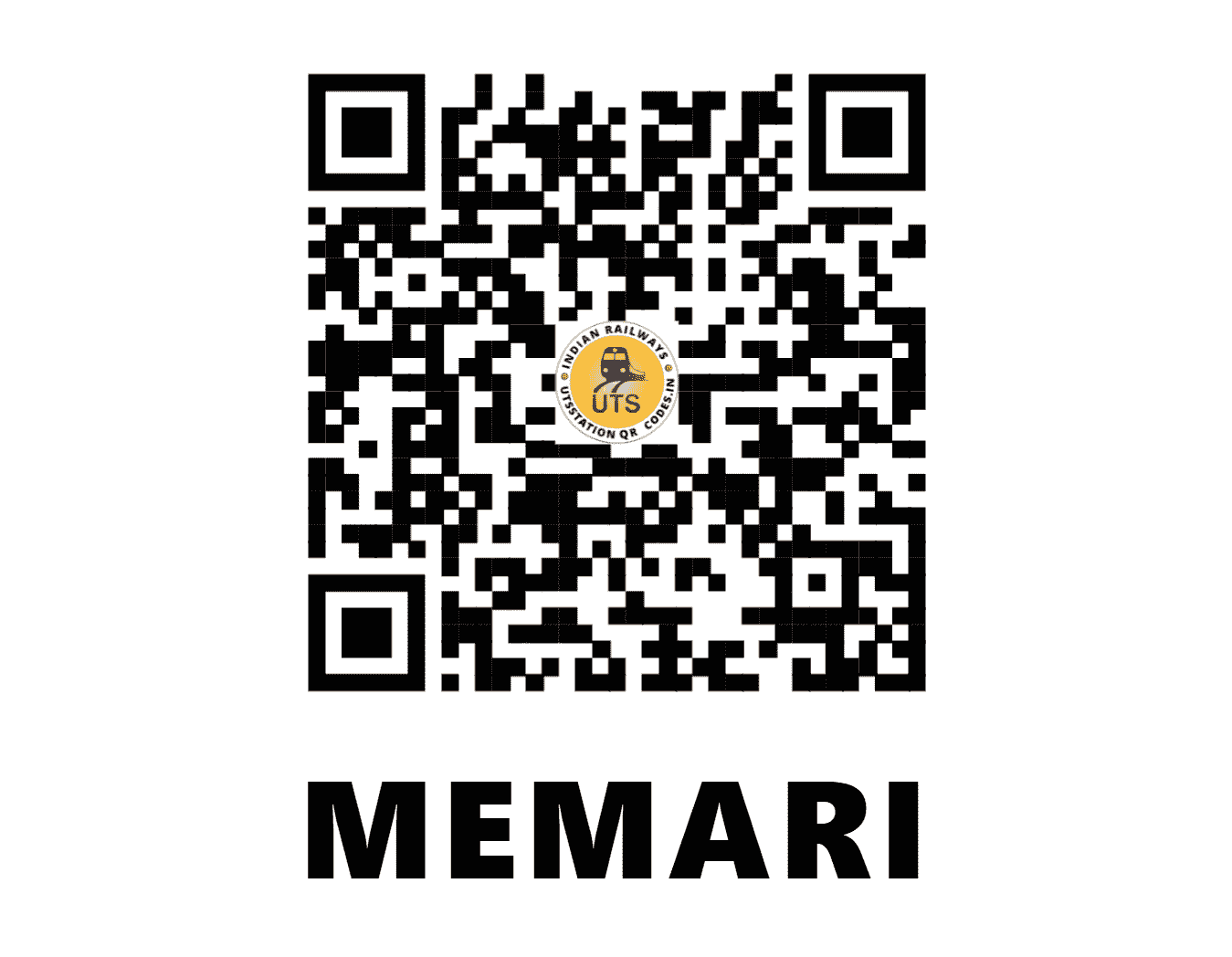 UTS QR Code for MEMARI - MYM (ER - WEST BENGAL)